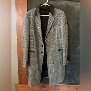 Emporio Armani houndstooth jacket size 44 euc